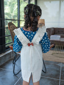 Prathaa Natkhat 100% Cotton Girls Pinafore Dress with T-shirt (Set of 2)