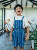Prathaa Natkhat 100% Cotton Kids Dungaree with T-shirt (Set of 2)