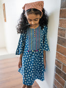 Prathaa Natkhat 100% Cotton Girls Frock