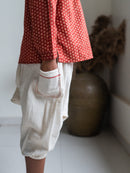 Prathaa Natkhat 100% Cotton Off White Boys Dhoti Pants