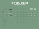 Blabel 100% Hemp Koa Bomber Jacket Top