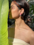 Trio Bling Earring: Hot Pink