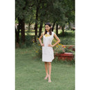 AC By Aratrika Chauhan 100% Organic Cotton Linen White Dress