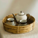 Saanjh Circular Elementary Weave Kosh Tray