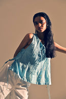 Handcrafted Feroza knotted top