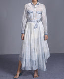 The Loom Art  Iceland Chanderi Silk Skirt