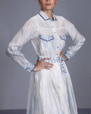 The Loom Art  Iceland Chanderi Silk Skirt