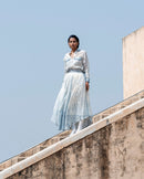 The Loom Art  Iceland Chanderi Silk Skirt