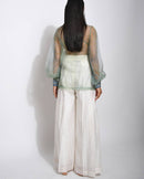 The Loom Art  Sea waves Organza Shirt