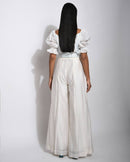 The Loom Art  Ikigai Cobalt Silk Top