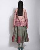 The Loom Art  Dusty Sangaria Matka Silk Jacket