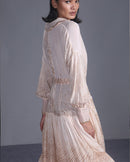 The Loom Art  Dreamy Dusk Cotton Silk Dress