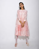 The Loom Art  Ivory Mist Dupian Silk Dress