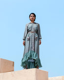 The Loom Art  Camouflage Silk Dress