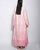 The Loom Art  Coral Haze Matka Silk Jacket