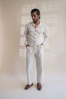 100% Organic Cotton Dawning Shirt Jacket & Tapered Pants Set