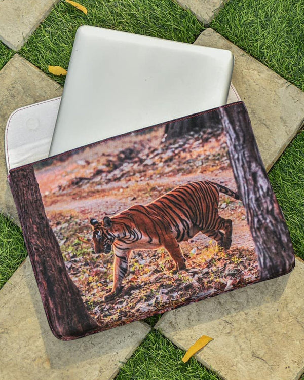 Mix Mitti  The Tigress Canvas Laptop Sleeve