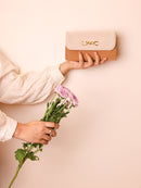 Whitefire Vegan Leather Lena Wallet in Cream Beige