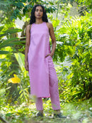 Vanaras Organic Cotton Laksha Maxi Slit Top