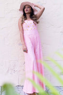 Sunset Rose Handcrafted Jumpsuit