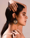 Noupelle  Black Lea Upcycled Leather Studs