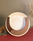 Noupelle  Lork Brown Upcycled Leather Neck Piece