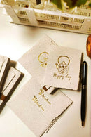 Unalome Happy Day Handmade Banana Paper Wishcards - Set of 5