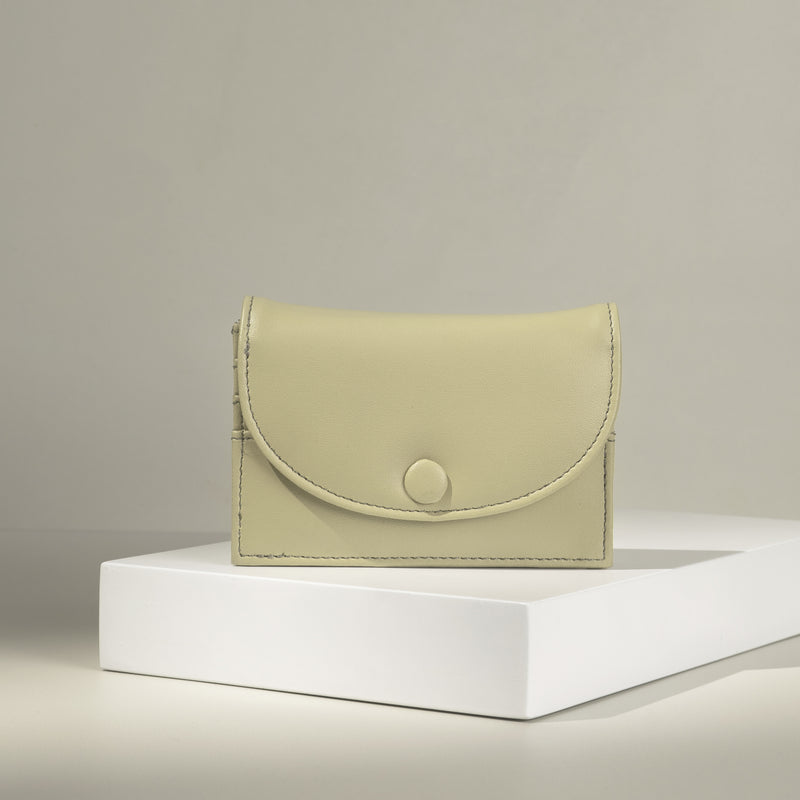 Whitefire Vegan Leather Mini Wallet in Cool Mint