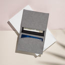 Whitefire Vegan Leather Slim Wallet in Cool Grey