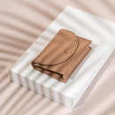 Whitefire Vegan Leather Mini Wallet in Warm Peach