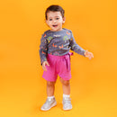 Organic Magical Forest Top with Bow Shorts Set