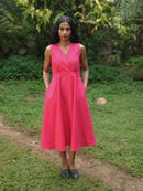 Vanaras Organic Cotton Malar Midi Dress