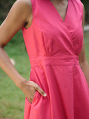 Vanaras Organic Cotton Malar Midi Dress