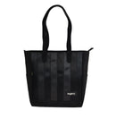 Jaggery Noir Marlini Tote in Rescued Car Seat Belts