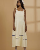 Handcrafted Mildly Swoon Handspun and Handwoven cotton Dress