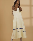 Handcrafted Mildly Swoon Handspun and Handwoven cotton Dress