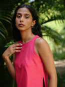 Vanaras Organic Cotton Mina Maxi Slit Top