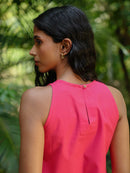 Vanaras Organic Cotton Mina Maxi Slit Top