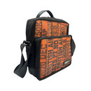 Jaggery Serially Circular Mini Co-founder's Satchel in Ex-British Cargo Belts & Rescued Car Seat Belts [10" Cafe Bag]