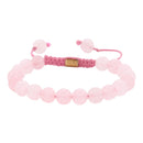 Unisex Real Rose Quartz Healing Bracelet