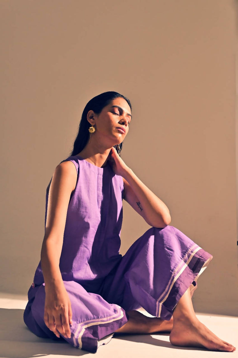 Handcrafted Amethyst Jumpsuit