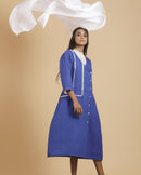 Handcrafted New Dimesion Handspun and Handwoven cotton Dress