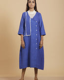 Handcrafted New Dimesion Handspun and Handwoven cotton Dress