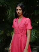 Vanaras Organic Cotton Nirjara Wrap Dress