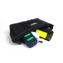 Jaggery Noir Essentials Travel Pouch in Rescued Car Seat Belts