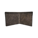 VEGAN COCONUT LEATHER CLASSIC MEN WALLET - CHARCOAL