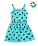Organic Dotty Strappy Dress