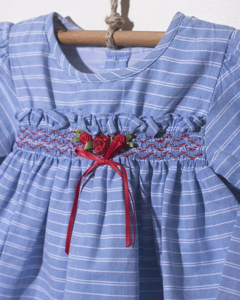 Petals Handcrafted Cotton Baby Frock