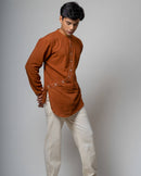 Handcrafted Lafaani Angrakha Shirt