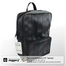 Jaggery Pervasive Backpack in Black Car Seat Belts [15"laptop bag]